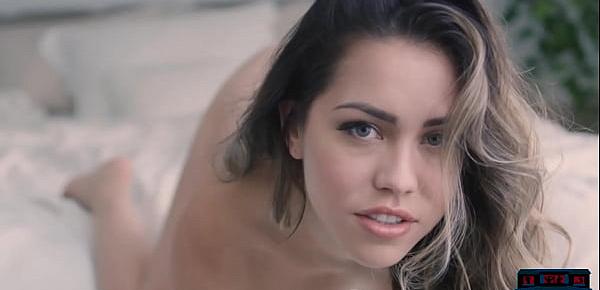  Latina teen pornstar babe Alina Lopez solo stripping and posing